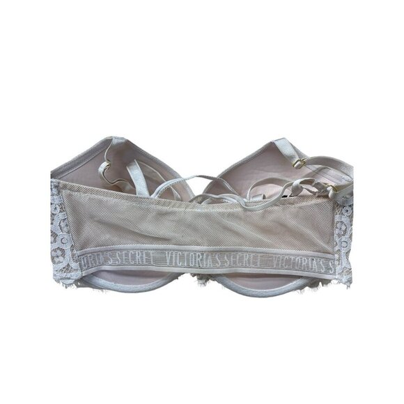Victorias Secret Very Sexy Push Up Bra Lace Strappy Front Closure Size 34DDD - Picture 3 of 8